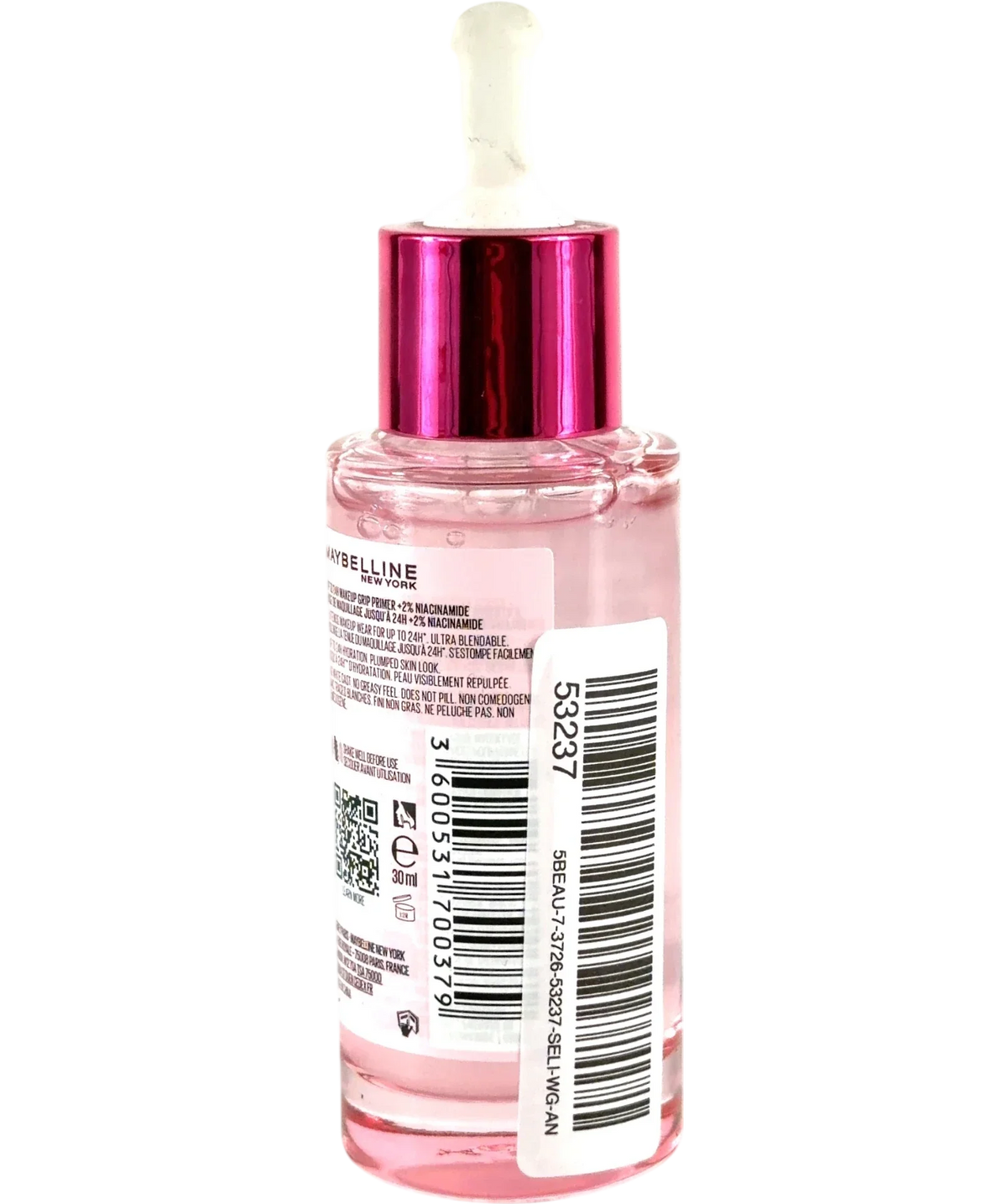 Maybelline Grippy Serum Makeup Primer, size 30ml — back