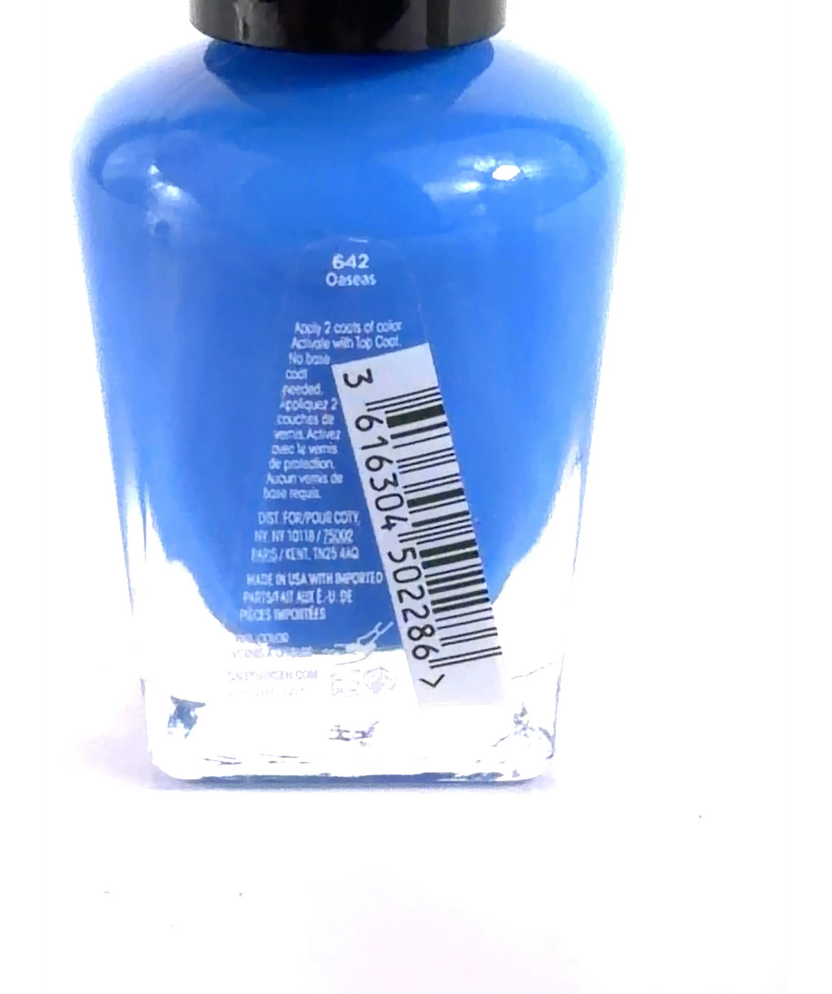 Sally Hansen 642 Oaseas miracle GEL, size 14.7ml — fabric detail