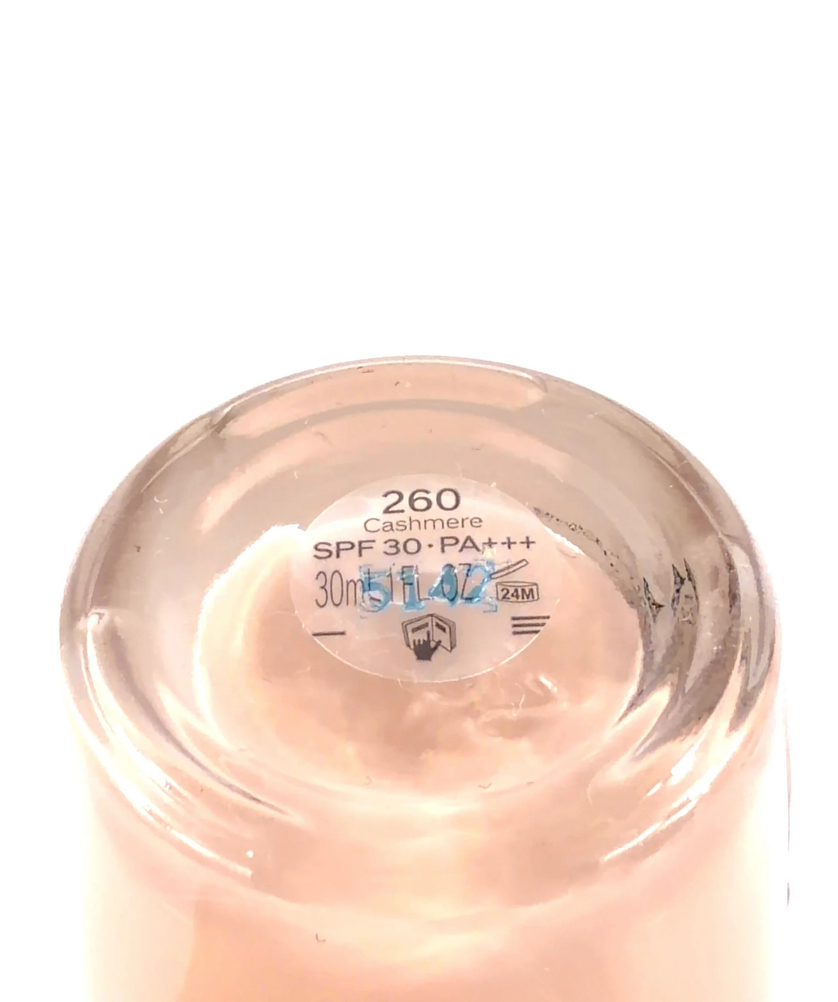 Shiseido 260 Cashmere Revitalessence Skin Glow Foundation, size 30ml — detail