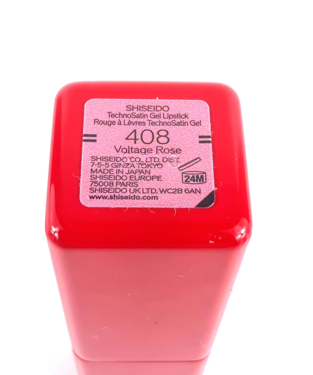 Shiseido 408 Voltage Rose TechnoSatin Gel Lipstick, size 1 — fabric detail