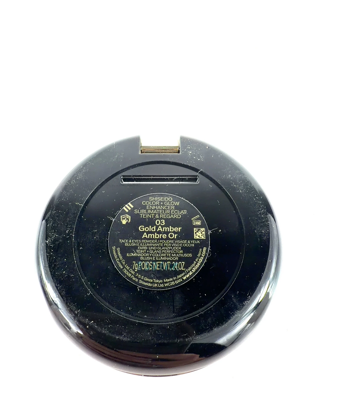 Shiseido 03 Gold Amber Ambre Or Gold Amber, size 7g — care label