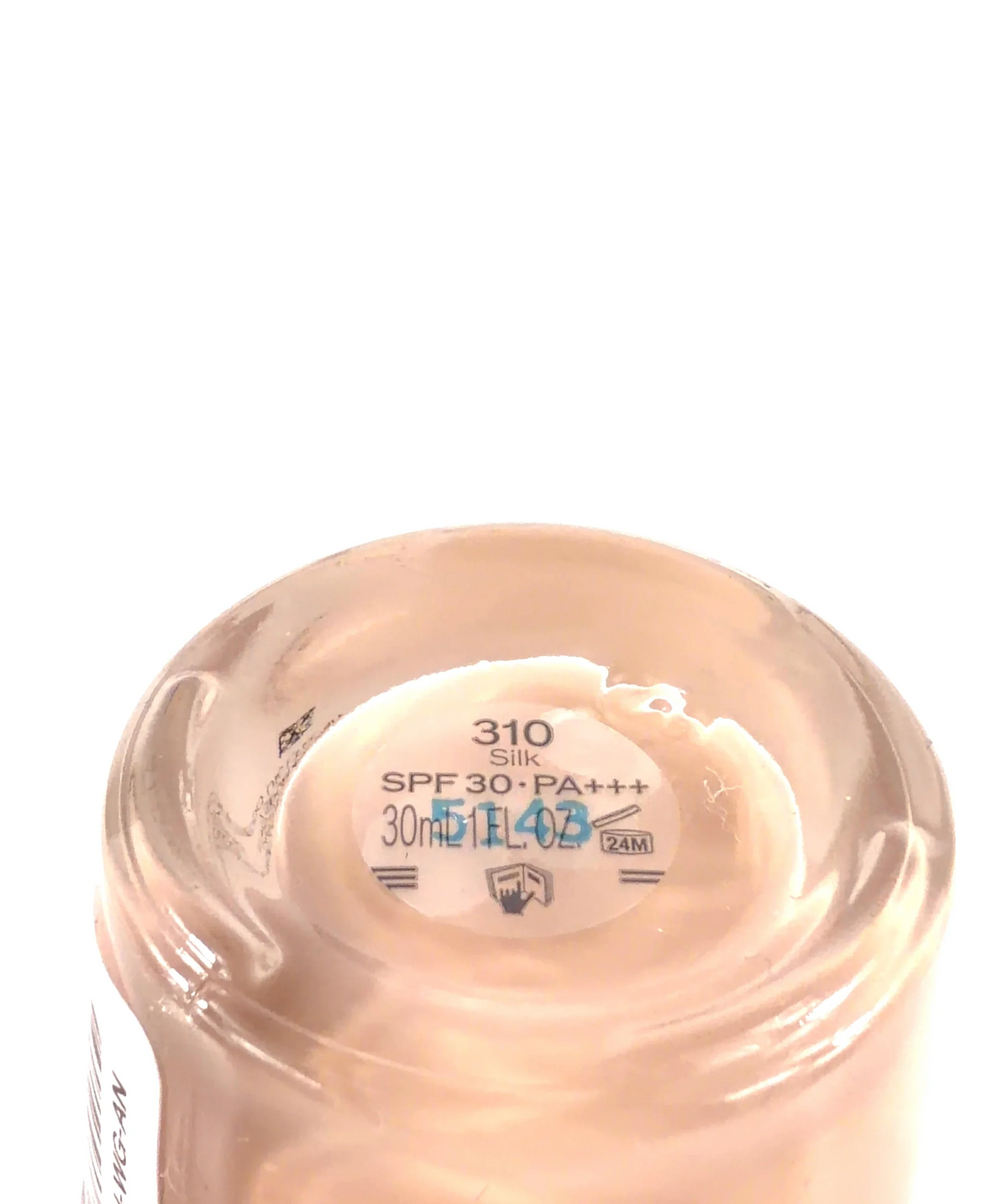 Shiseido 310 Silk Revitalessence Skin Glow Foundation SPF 30, size 30ml — detail