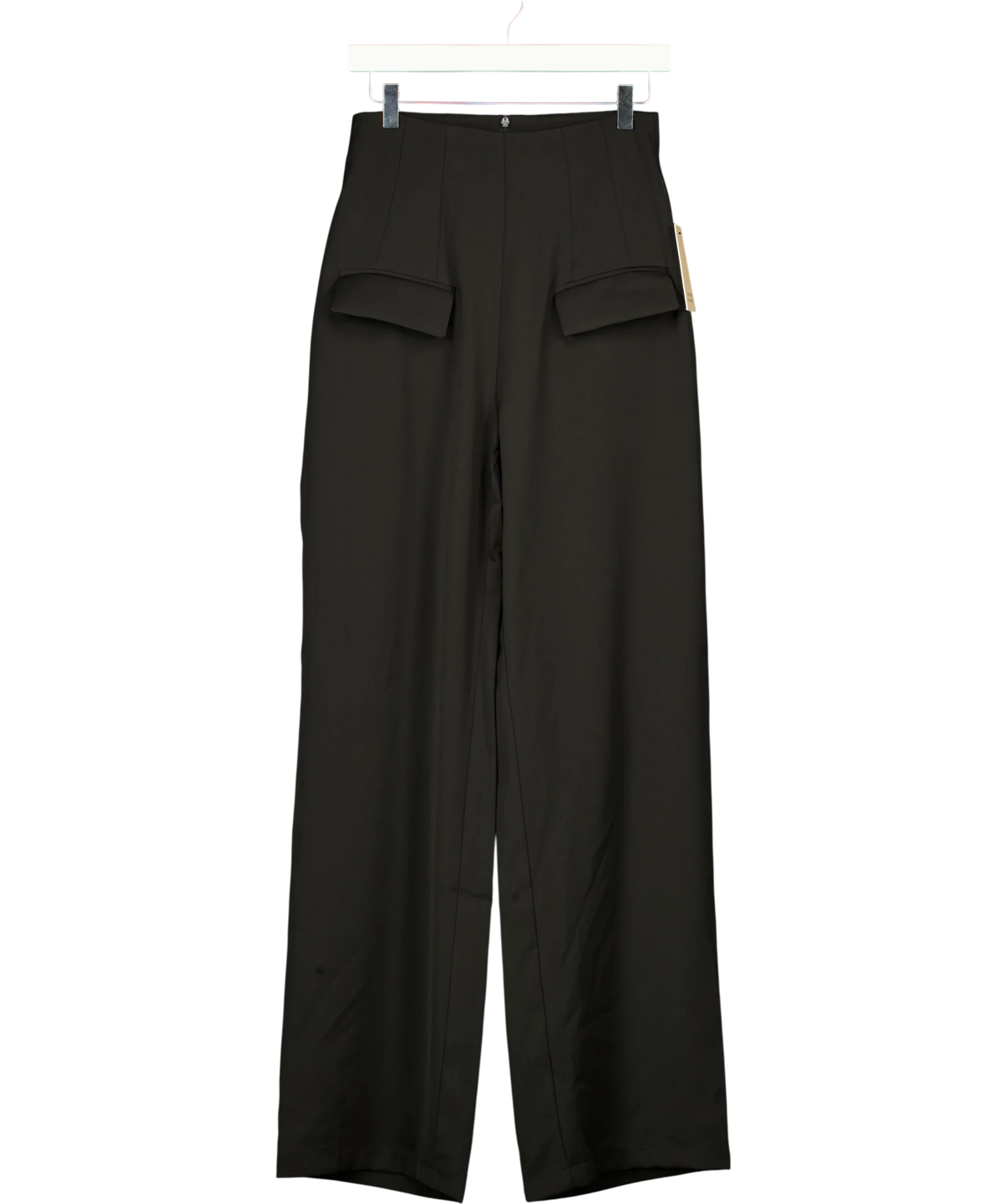 ODD MUSE Black The Ultimate Muse Wide Leg Trousers, size UK S — front