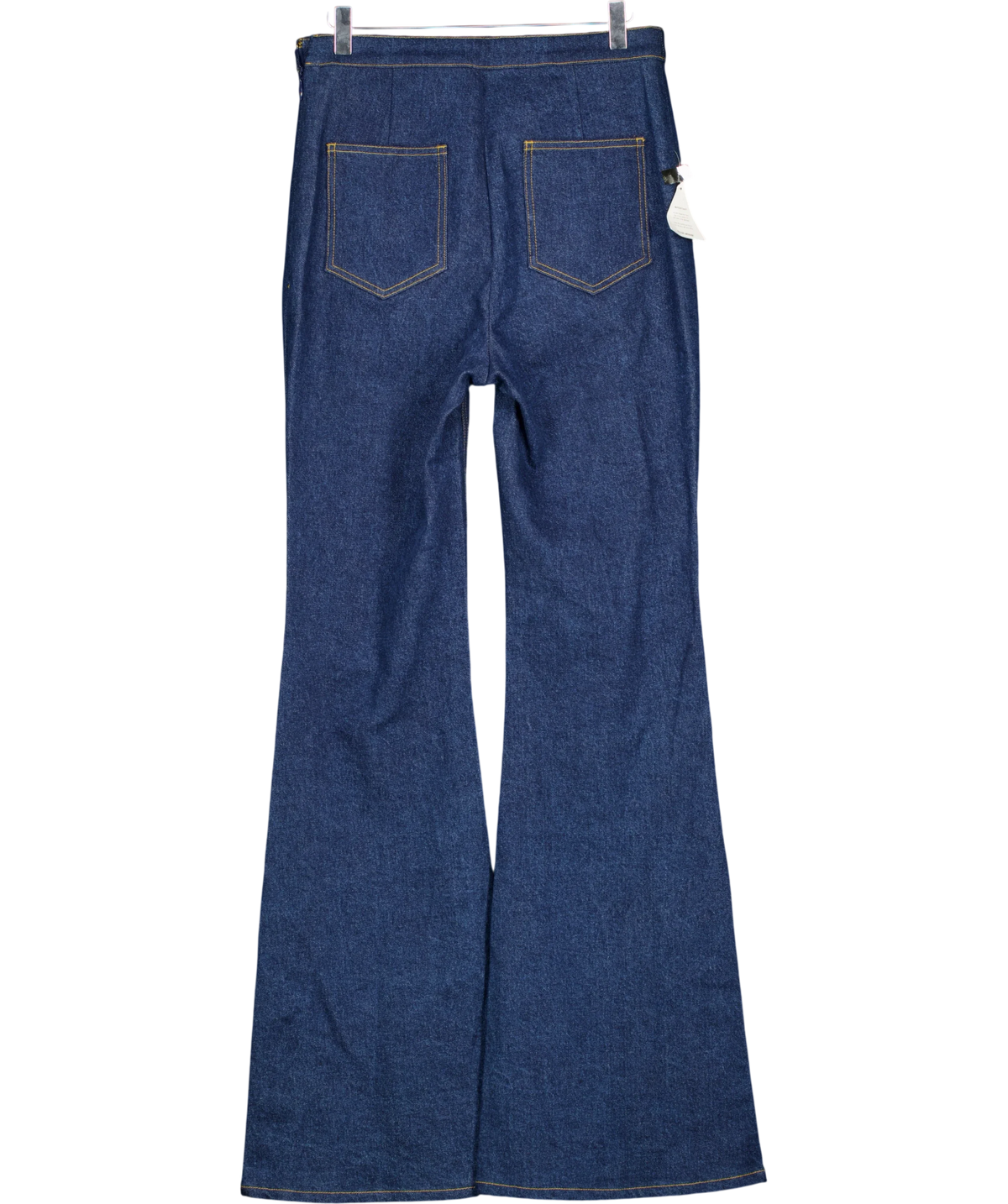 NADINE MERABI Blue Kendra Dark Denim Trousers, size UK S — back