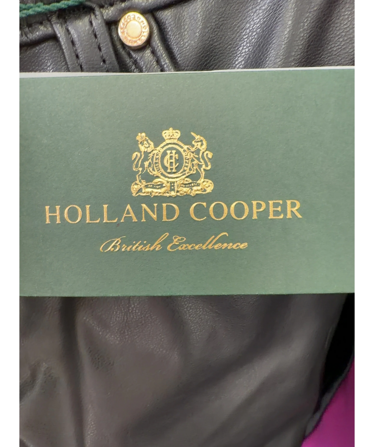 HOLLAND COOPER Black Skinny Jean, size UK 8 — detail