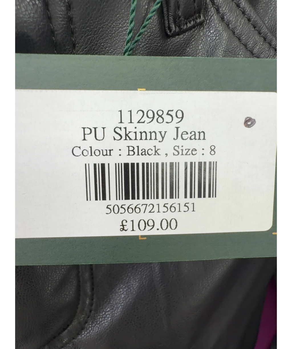 HOLLAND COOPER Black Skinny Jean, size UK 8 — label