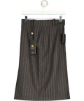 HOLLAND COOPER charcoal Mayfair Pencil Skirt, size UK 8 — front