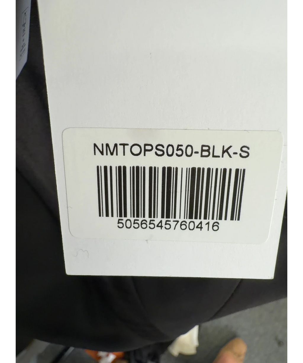 NADINE MERABI Black Taylor Black Top, size UK 8 — label