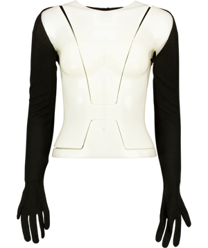 Chats By C.Dam Integrated-Glove Bolero Black UK 10