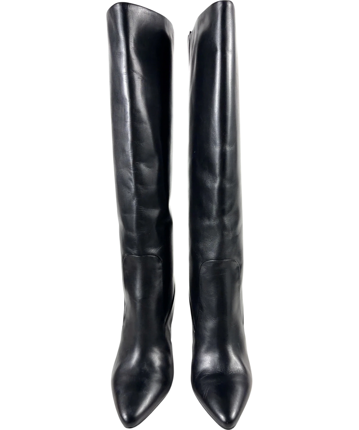 HOLLAND COOPER Black Kensington Knee Boot, size UK 8 EU 41 👠 — detail