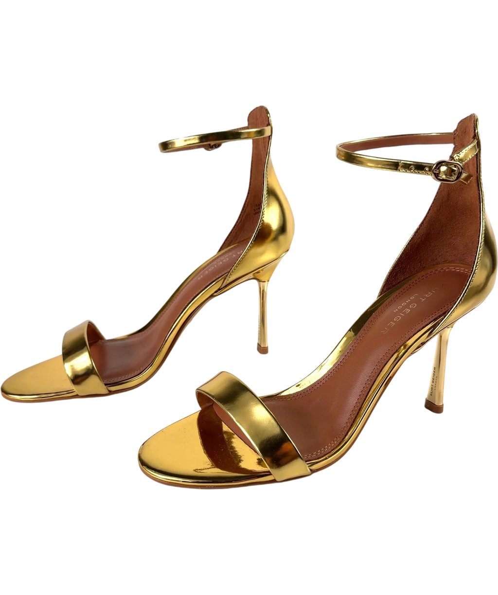 Kurt Geiger gold Colour, size UK 7 EU 40 👠 — label