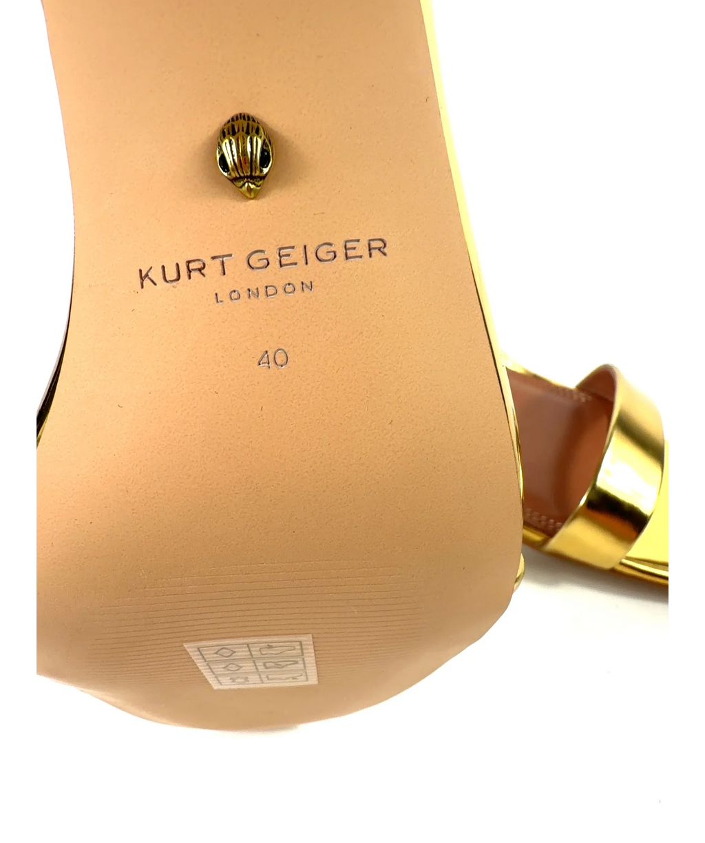 Kurt Geiger gold Colour, size UK 7 EU 40 👠 — fabric detail