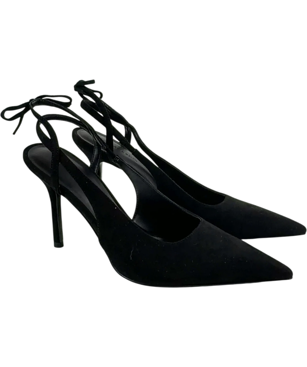 Charles & Keith Black Colour, size UK 8 EU 41 👠 — front
