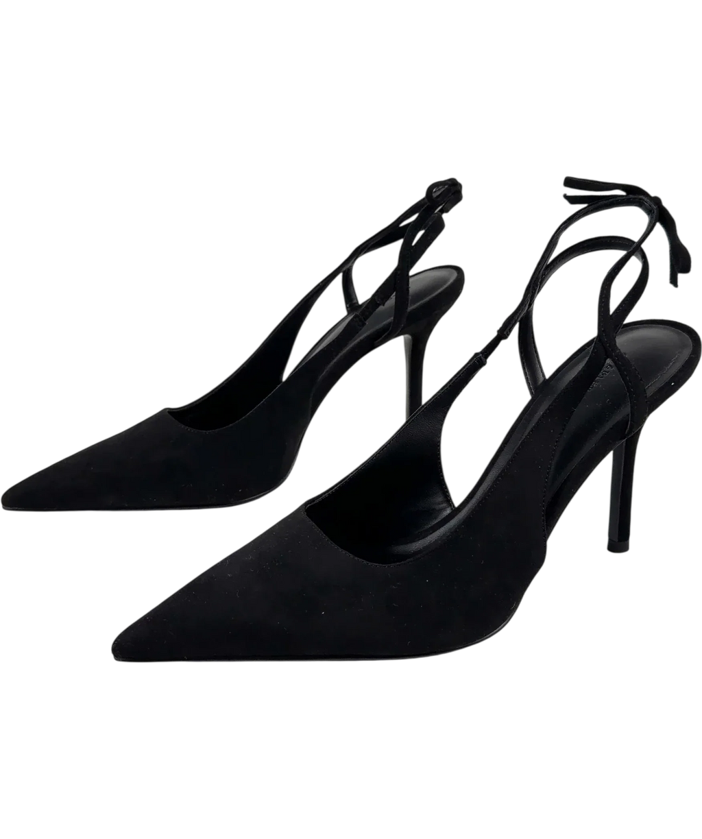 Charles & Keith Black Colour, size UK 8 EU 41 👠 — label