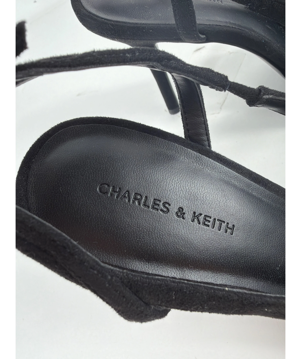 Charles & Keith Black Colour, size UK 8 EU 41 👠 — care label
