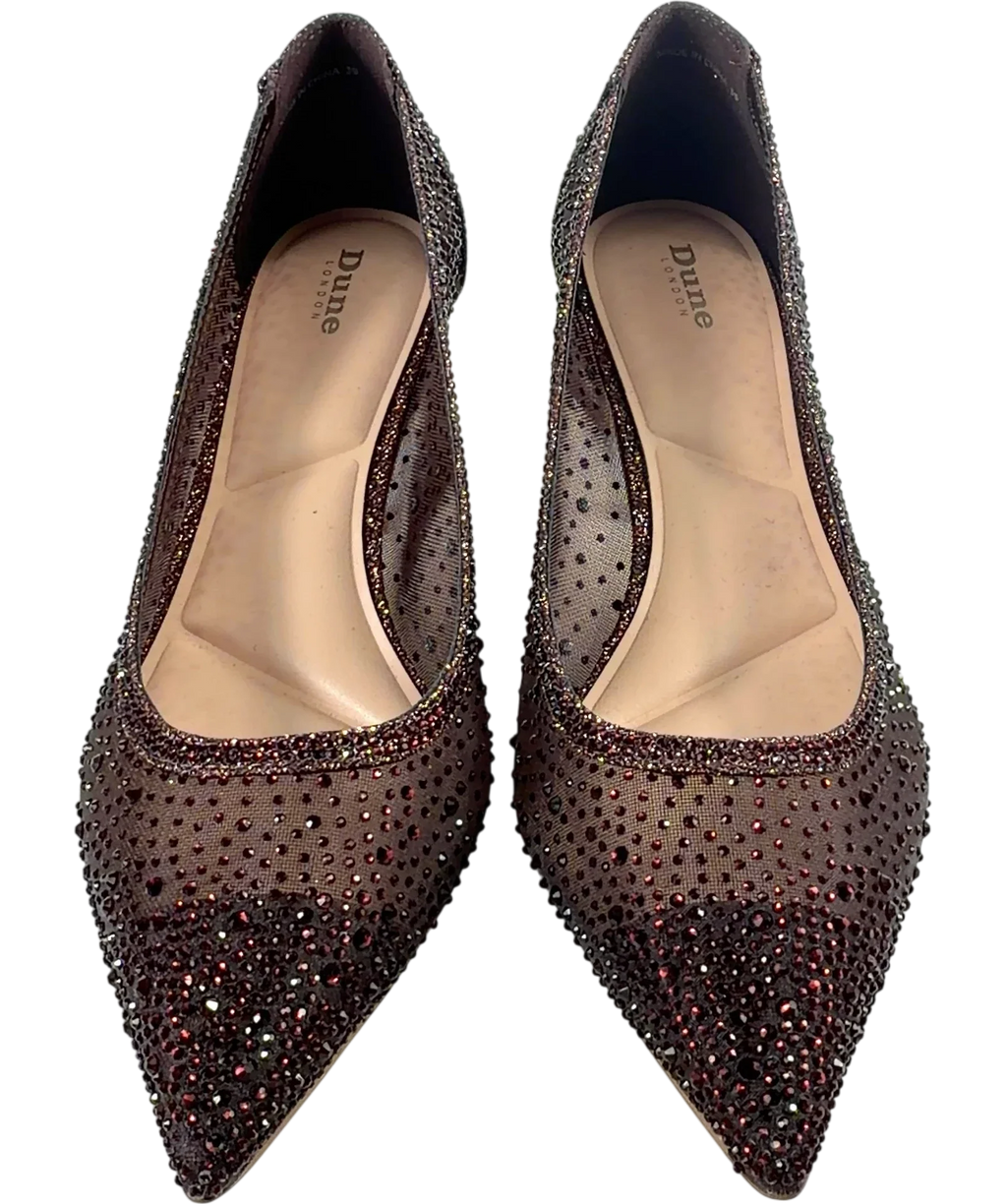 Dune Brown Brivelle, size UK 6 EU 39 👠 — detail