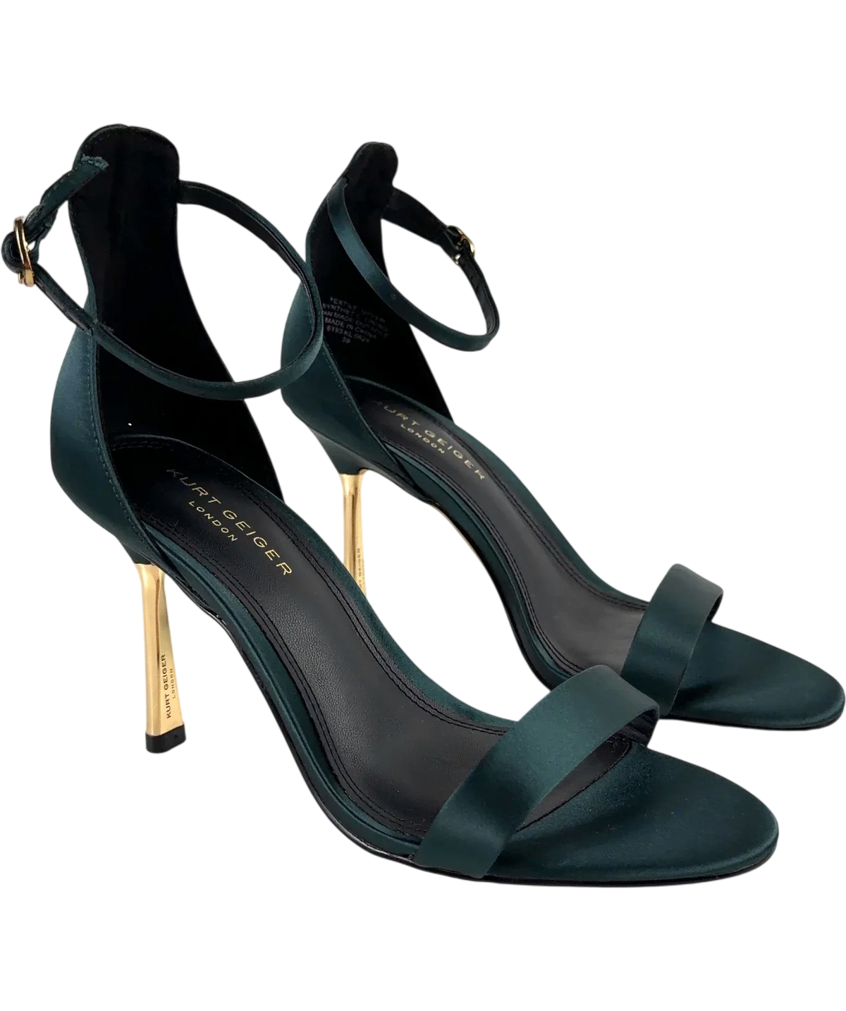 Kurt Geiger dark green Colour, size UK 6 EU 39 👠 — front