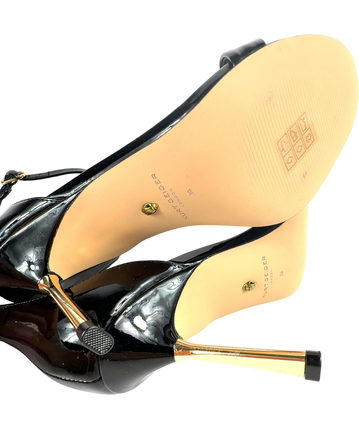 Kurt Geiger Black Colour, size UK 6 EU 39 👠 — detail