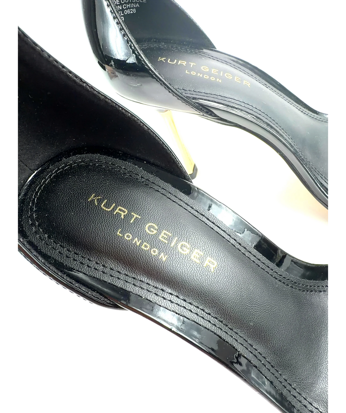 Kurt Geiger Black Colour, size UK 6 EU 39 👠 — care label