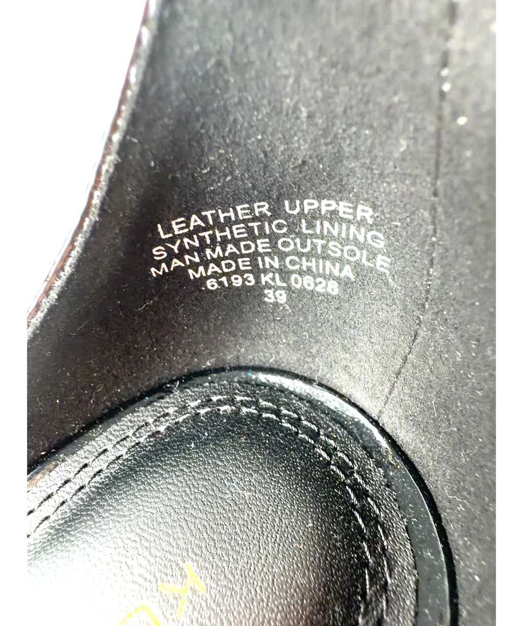 Kurt Geiger Black Colour, size UK 6 EU 39 👠 — fabric detail