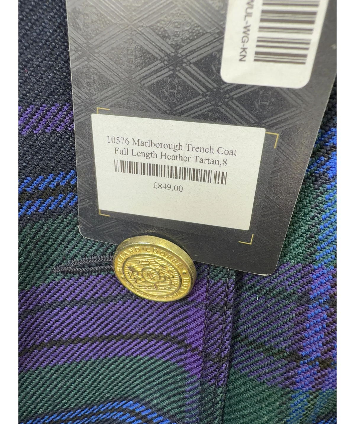 HOLLAND COOPER Black Colour, size UK 8 — care label