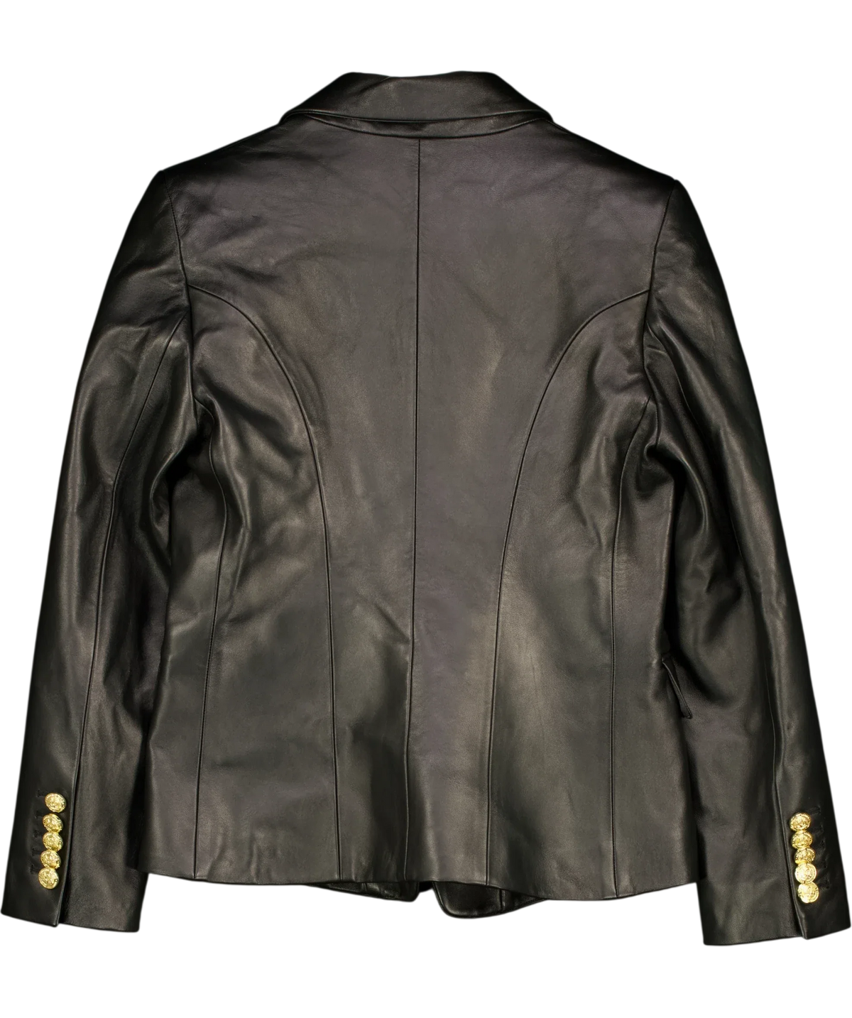 HOLLAND COOPER Black 27462 Knightsbridge Blazer Valencia Leather Black,8, size UK 8 — back