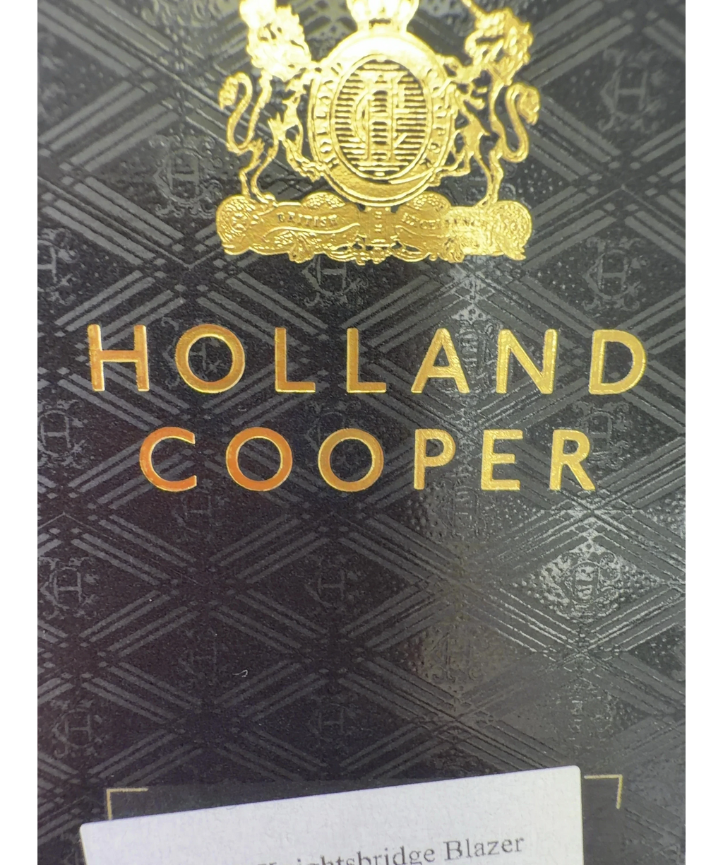 HOLLAND COOPER Grey Knightsbridge Blazer, size UK 8 — detail