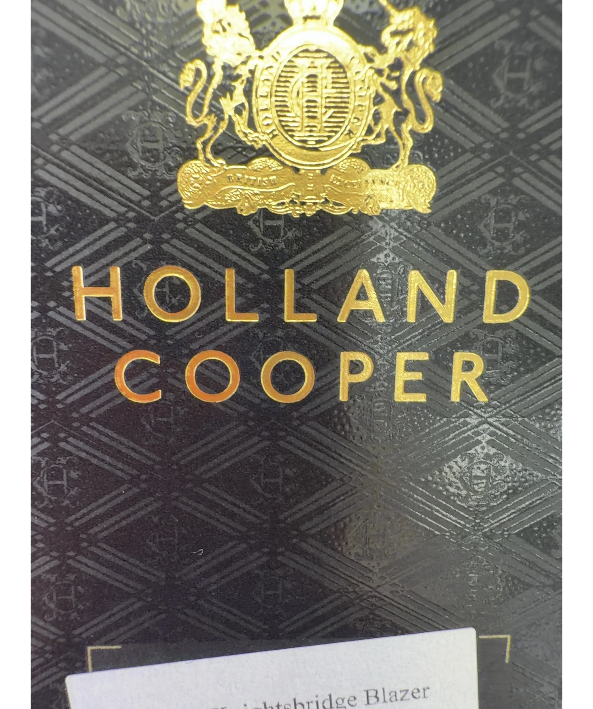 HOLLAND COOPER Grey Knightsbridge Blazer, size UK 8 — detail