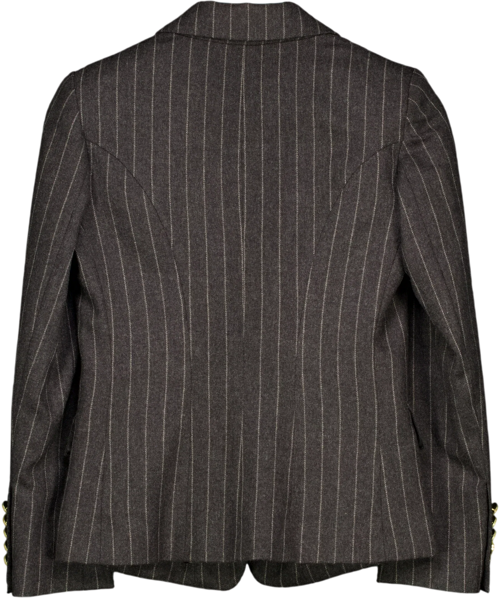 HOLLAND COOPER Grey Knightsbridge Blazer, size UK 8 — back