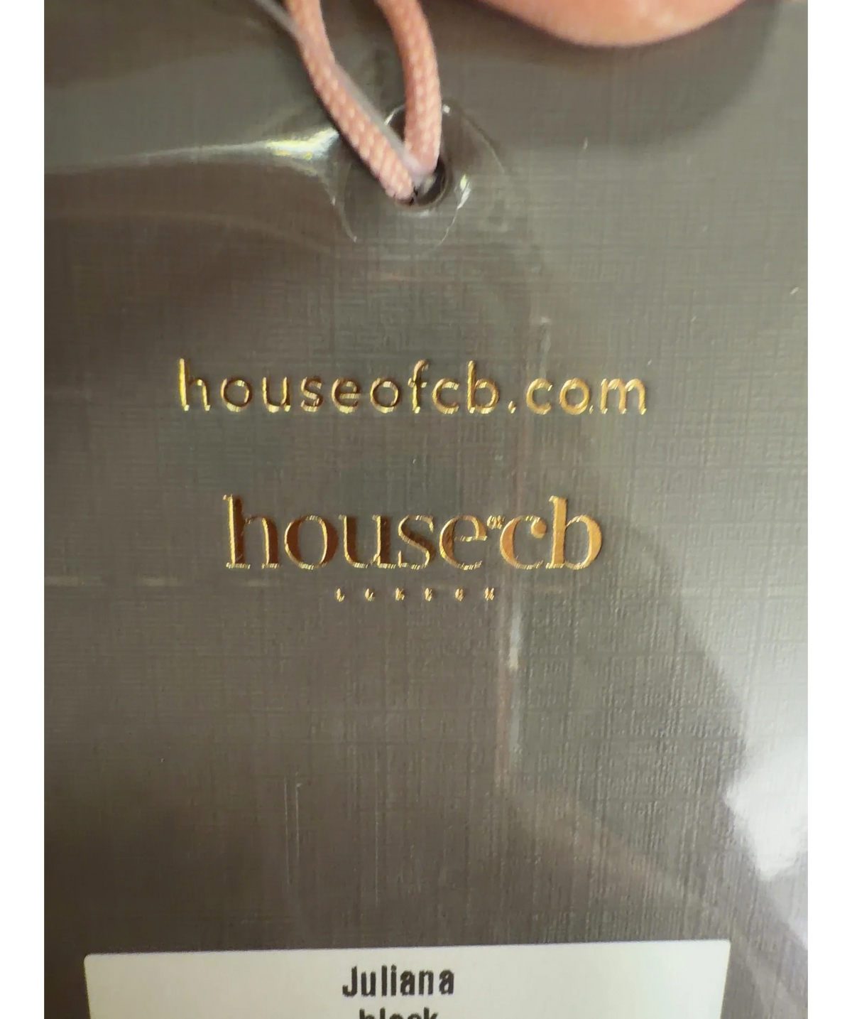 House of CB Black Juliana, size UK S — detail