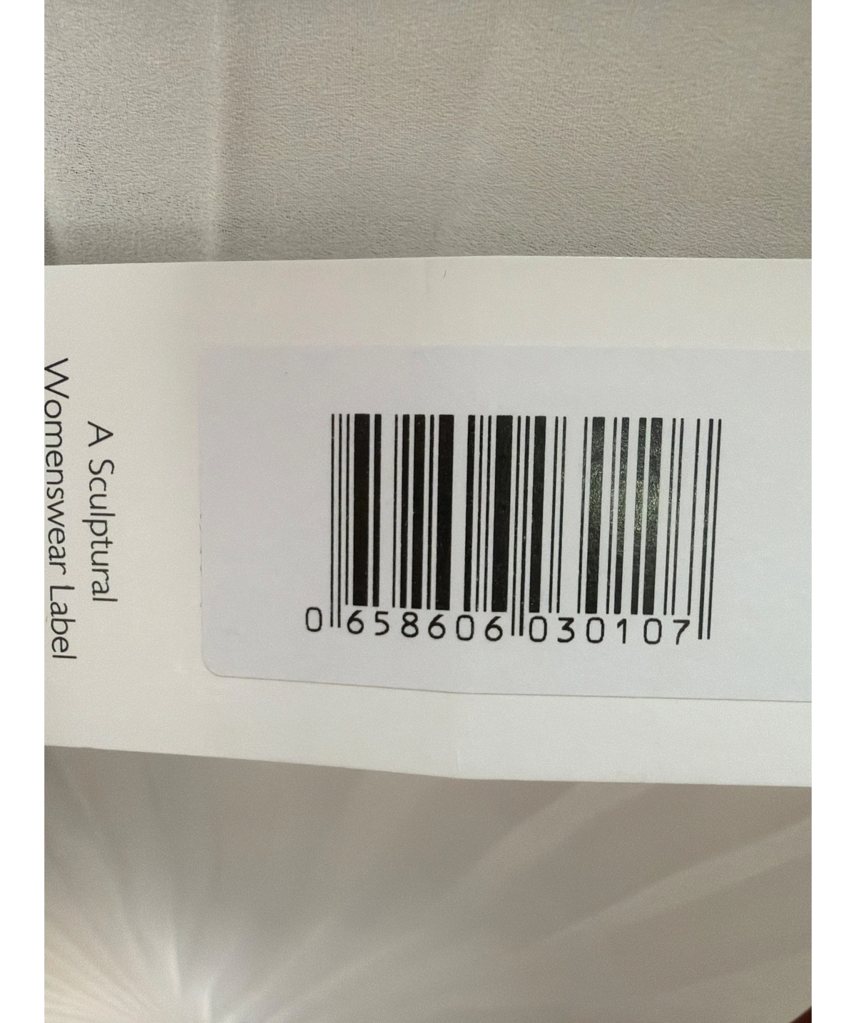 Georgia Hardinge White sculptural ivory maxi dress, size UK 8 — label