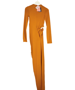 Cult Gaia Keri Maxi Dress Amber Brown UK S