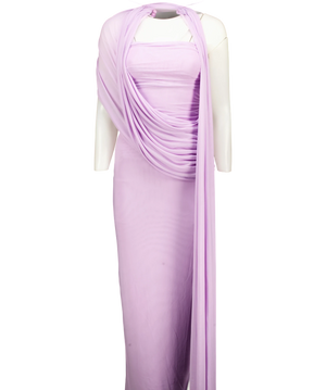 BBXBRAND The Draped Bandeau Dress Lilac  UK 8
