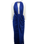 BBXBRAND Blue Londres Maxi, size UK 8 — front