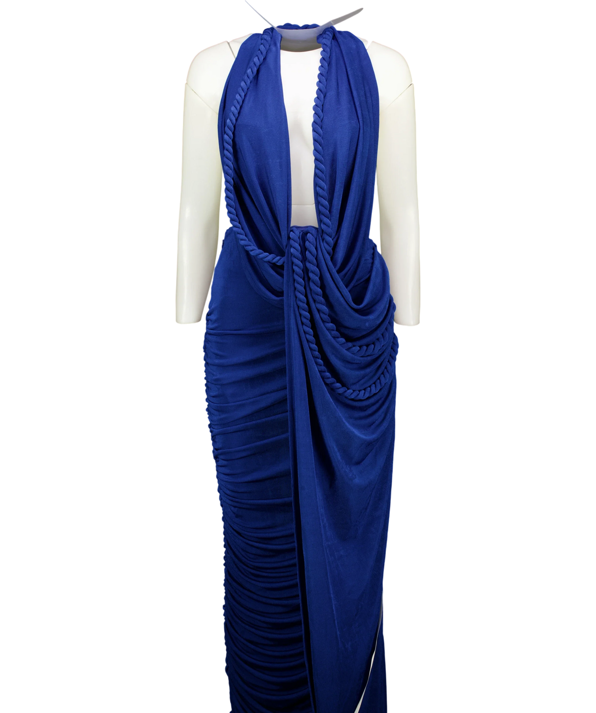 BBXBRAND Blue Londres Maxi, size UK 8 — front