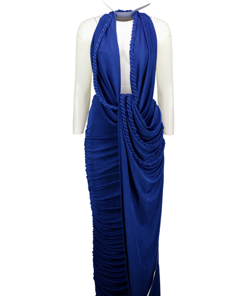 BBXBRAND Blue Londres Maxi, size UK 8 — front