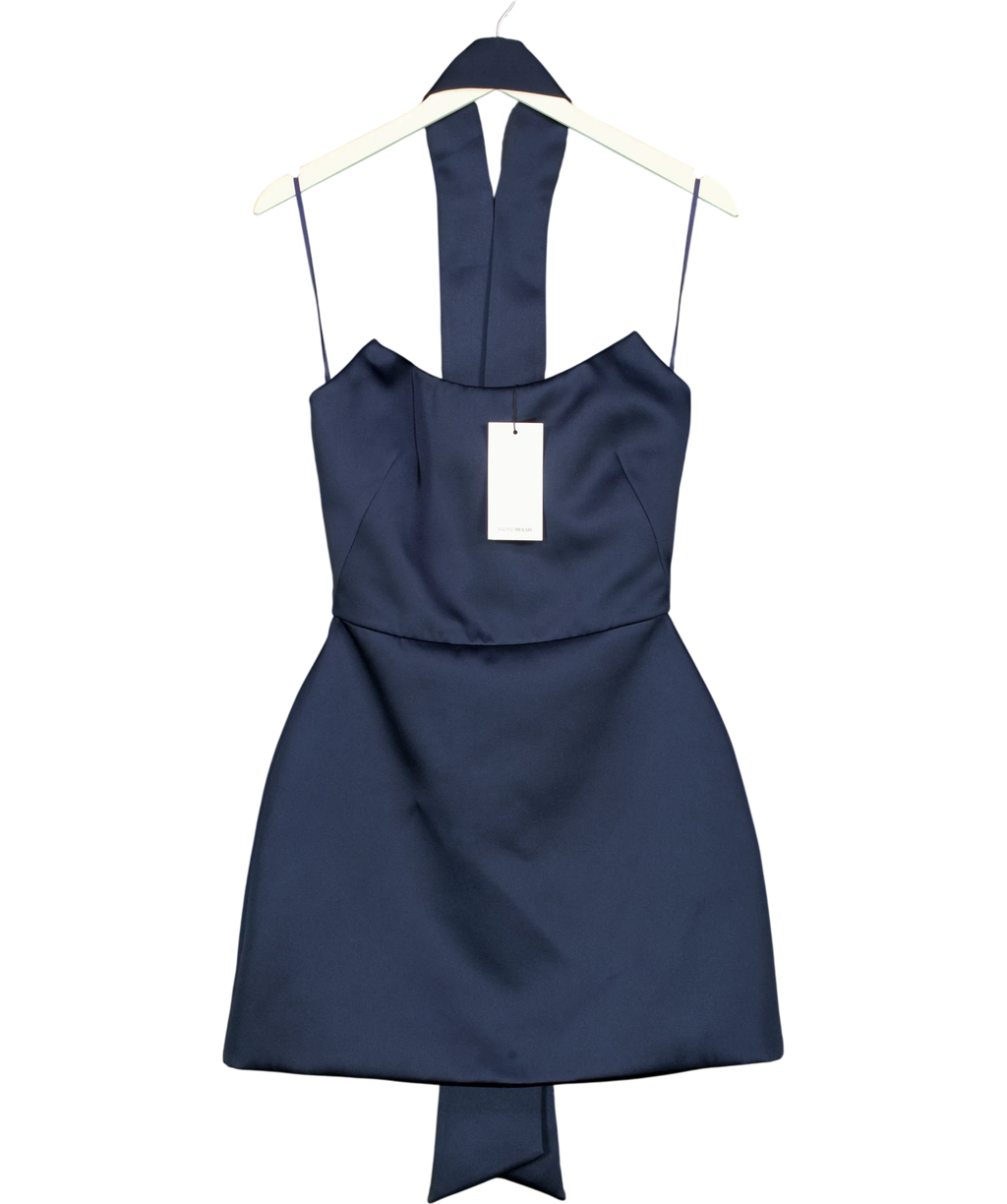 NADINE MERABI navy LOLA NAVY DRESS, size UK 6 — front