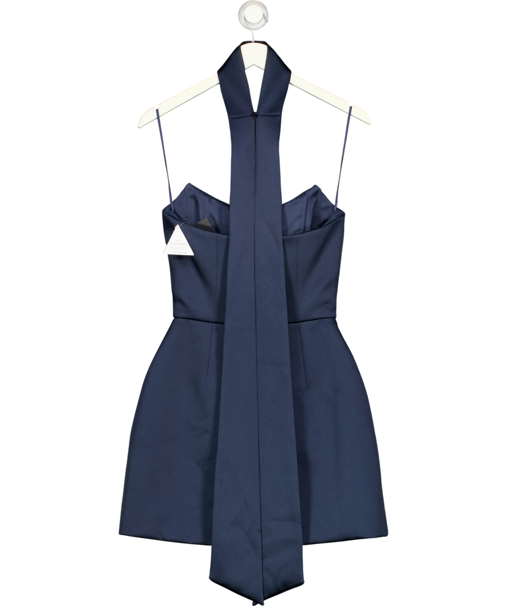 NADINE MERABI navy LOLA NAVY DRESS, size UK 6 — back