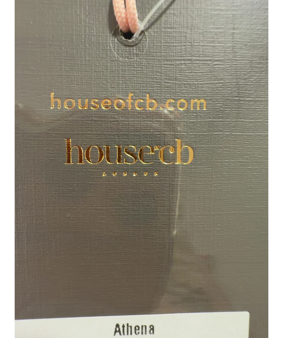 House of CB Black Athena, size UK S — detail