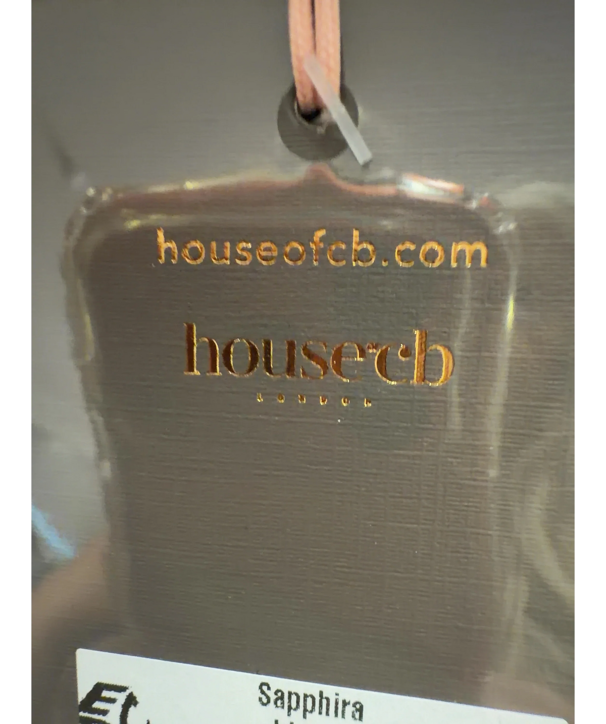 House of CB Black Sapphira, size UK S — detail