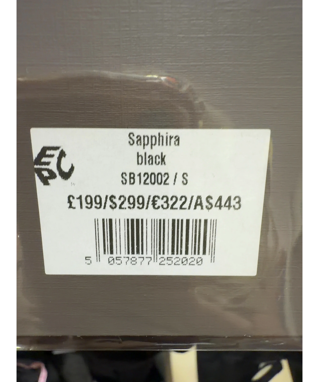House of CB Black Sapphira, size UK S — care label