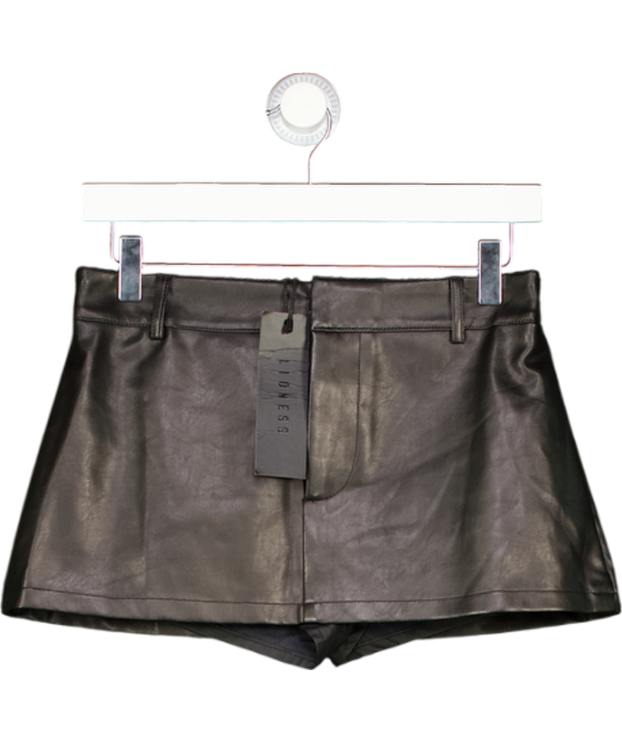 Lioness Black Rhode Mini Skirt UK L