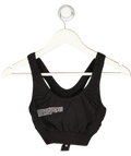 PANGAIA Black Sports Bra UK XS