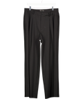 ASOS Black Tailored Wide Leg Pleated Trousers UK 12