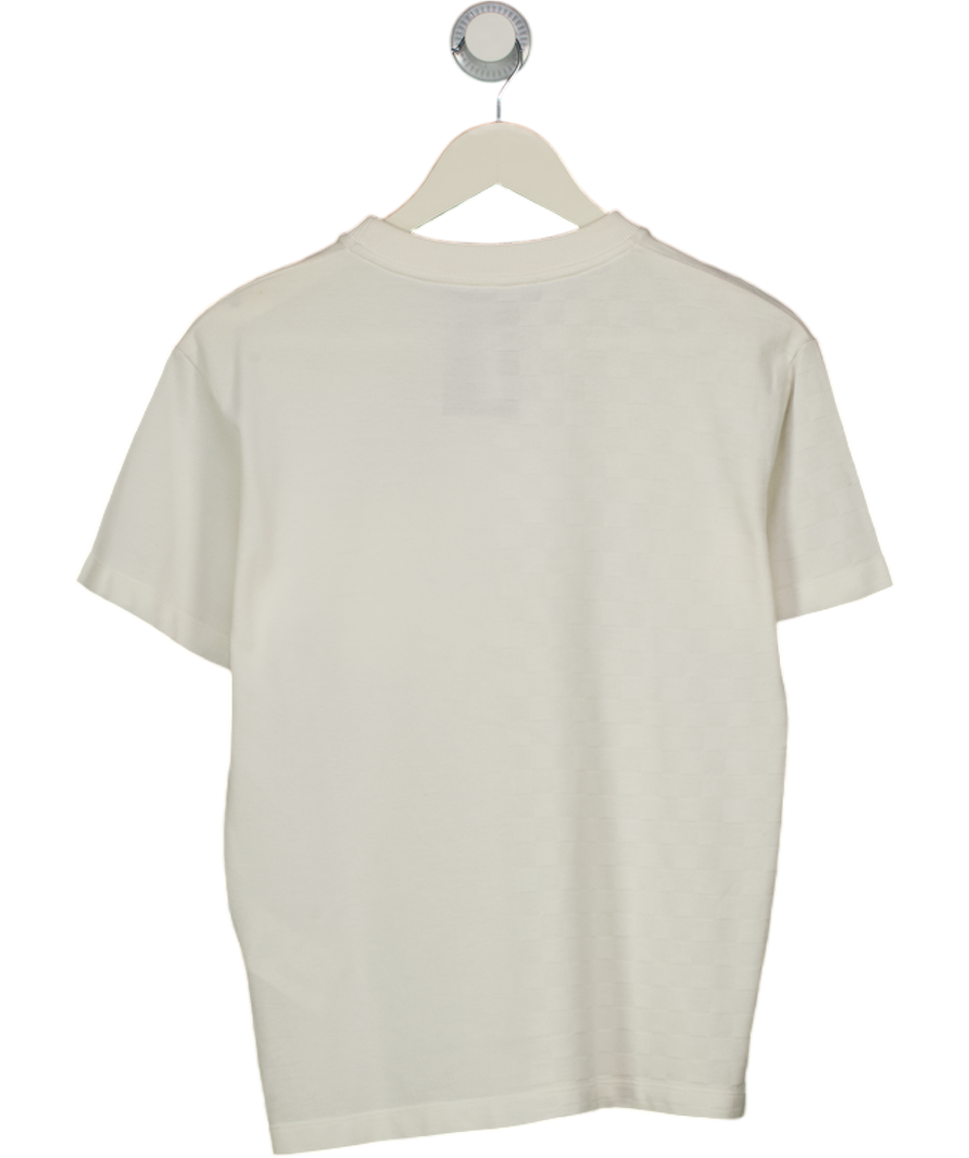 Louis Vuitton Cream Half Damier Pocket T-shirt UK XS