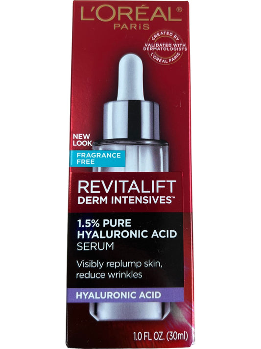 L'Oreal Paris Revitalift Derm Intensives Pure Hyaluronic Acid Serum 1.0 Fl Oz