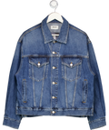 AGOLDE Blue Oversize Denim Slice Side Jacket UK S