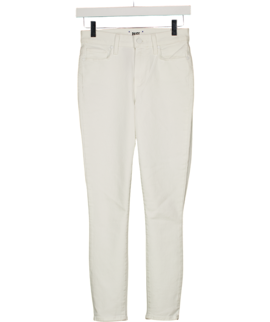 PAIGE Hoxton Crop In Crisp White W24