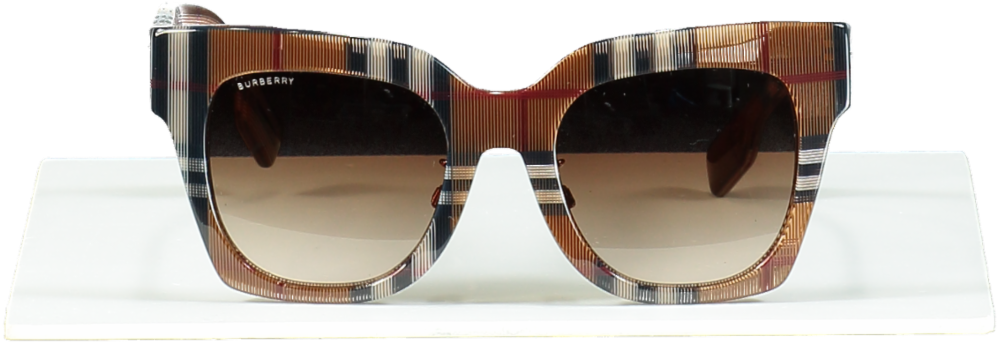 Burberry Brown Check Sunglasses B4364-F 3967/13 in case & Box