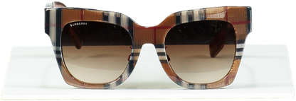 Burberry Brown Check Sunglasses B4364-F 3967/13 in case & Box